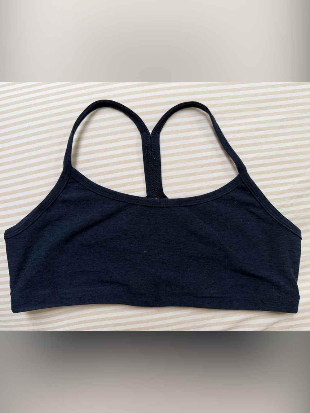 GUC Beyond Yoga Spacedye Slim Racerback Bra - Nocturnal Navy, Medium